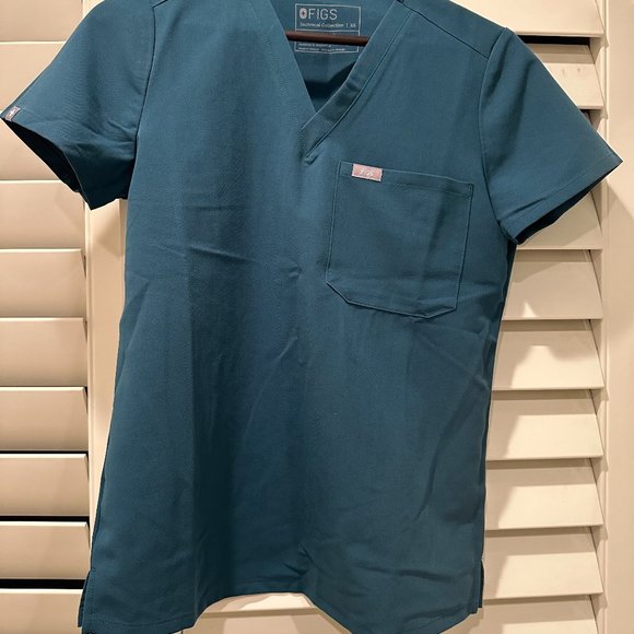 Figs Scrubs Set XS Caribbean Blue - Picture 1 of 4
